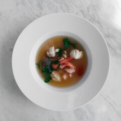 chicken soup with vegetables