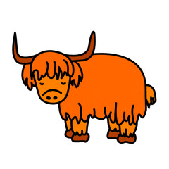 Bull illustration 