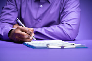 African American Writing Contract Form Close