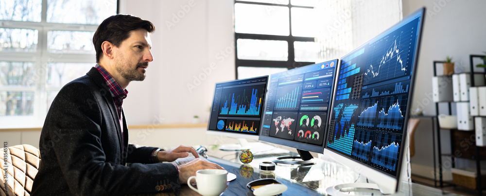 Poster KPI Business Analytics Data Dashboard