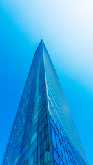 Scenery of a high-rise office building fitted with glass_51