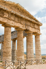 Architectural Sights of The Temple of Segesta ( Tempio di Segesta - Part II) in Trapani, Sicily,...