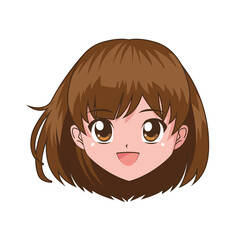 anime girl short hair