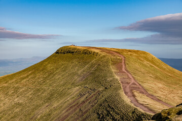 Amazing view in Brecon Beacon national park, Wales, United Kingdom
