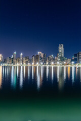 Fototapeta premium Vista parcial de Balneário Camboriú SC 