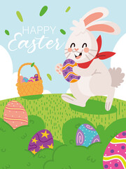 happy easter poster