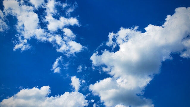 White Clouds And Blue Sky