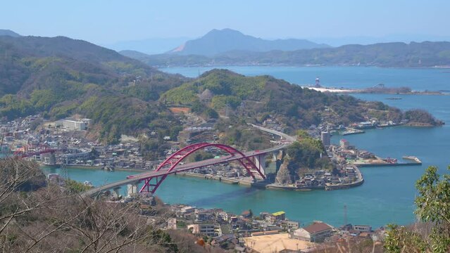 音戸の瀬戸　タイムラプス　ズームアウト