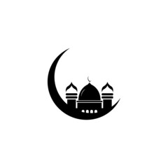 mosque icon illustration design