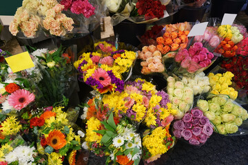 banquet flowers in the flower store