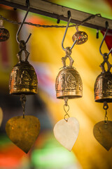 Obraz premium The tradition of philanthropy in Thailand temple