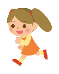 走る子供