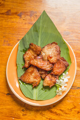 Fried pork