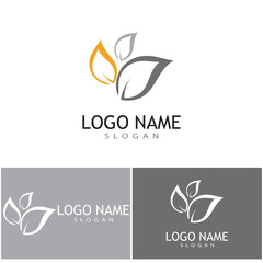 Leaf icon Vector Illustration design Logo template