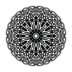 Hand drawn mandala. decoration in ethnic oriental  doodle ornament.