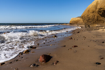 The baltic sea coast and the cliffs of Meschendorf, Mecklenburg-Western Pomerania, Germany
