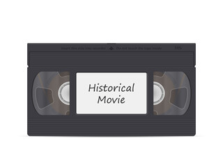 Video cassette historical movie