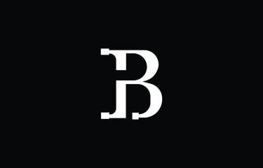 Modern Teal B  Logo Letter Business Template Vector icon