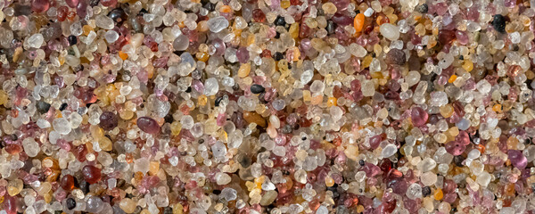 Namibia, pink grains of sand on the dunes, texture,  background
