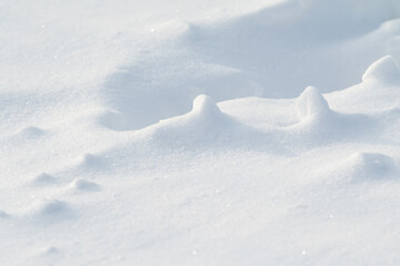 Fototapeta na wymiar Snow ice, blizzard, snowy background.