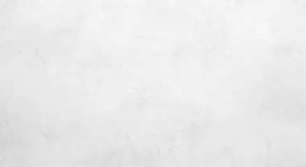 Foto op Aluminium White concrete stone surface paint wall background, Grunge cement paint texture backdrop, White rough concrete stone wall background, Copy space for interior design background, banner, wallpaper © mangpor2004