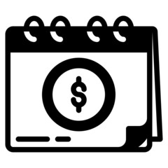 dollar glyph icon