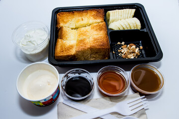 Toast, Chocolate Honey & Toast.