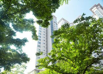 Apartment in Seoul, South Korea.  © photo_HYANG