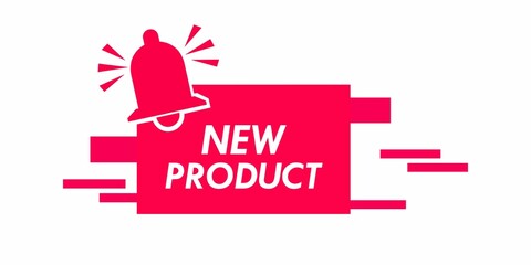 New Product logo design template illustration. Suitable for product label