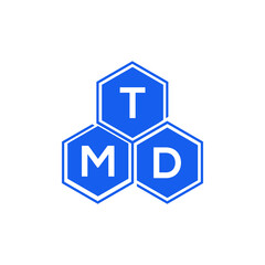 TMD letter logo design on White background. TMD creative initials letter logo concept. TMD letter design. 