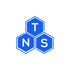TNS letter logo design on White background. TNS creative initials letter logo concept. TNS letter design. 
