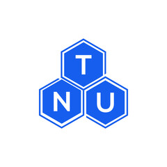 TNU letter logo design on White background. TNU creative initials letter logo concept. TNU letter design. 