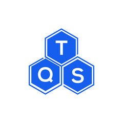 TQS letter logo design on black background. TQS  creative initials letter logo concept. TQS letter design.