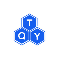 TQY letter logo design on black background. TQY  creative initials letter logo concept. TQY letter design.