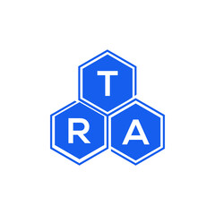 TRA letter logo design on black background. TRA  creative initials letter logo concept. TRA letter design.