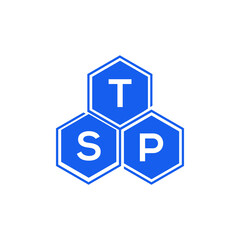 TSP letter logo design on black background. TSP creative initials letter logo concept. TSP letter design. 