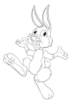 recommend clip art: Easter Bunny Cartoon Rabbit Illustration