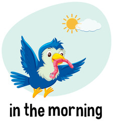 English prepositions of time for children