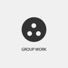  Group_work vector icon illustration sign
