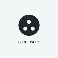  Group_work vector icon illustration sign
