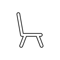 Chair icon in line style