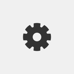 Settings vector icon illustration sign 