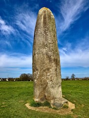 Menhir vom Champ-Dolent / Hinkelstein vom Champ-Dolent (Bretagne, Frankreich)