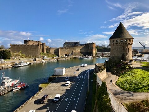 Festung Brest / Marinemuseum / Tour Tanguy in Brest (Bretagne, Frankreich)