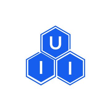UII letter logo design on black background. UII creative initials letter logo concept. UII letter design. 