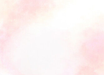 Fototapeta na wymiar 背景に使える水彩風の手描き素材_薄いピンク