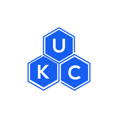 UKC letter logo design on White background. UKC creative initials letter logo concept. UKC letter design. 