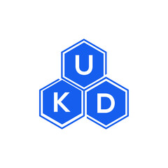 UKD letter logo design on White background. UKD creative initials letter logo concept. UKD letter design. 