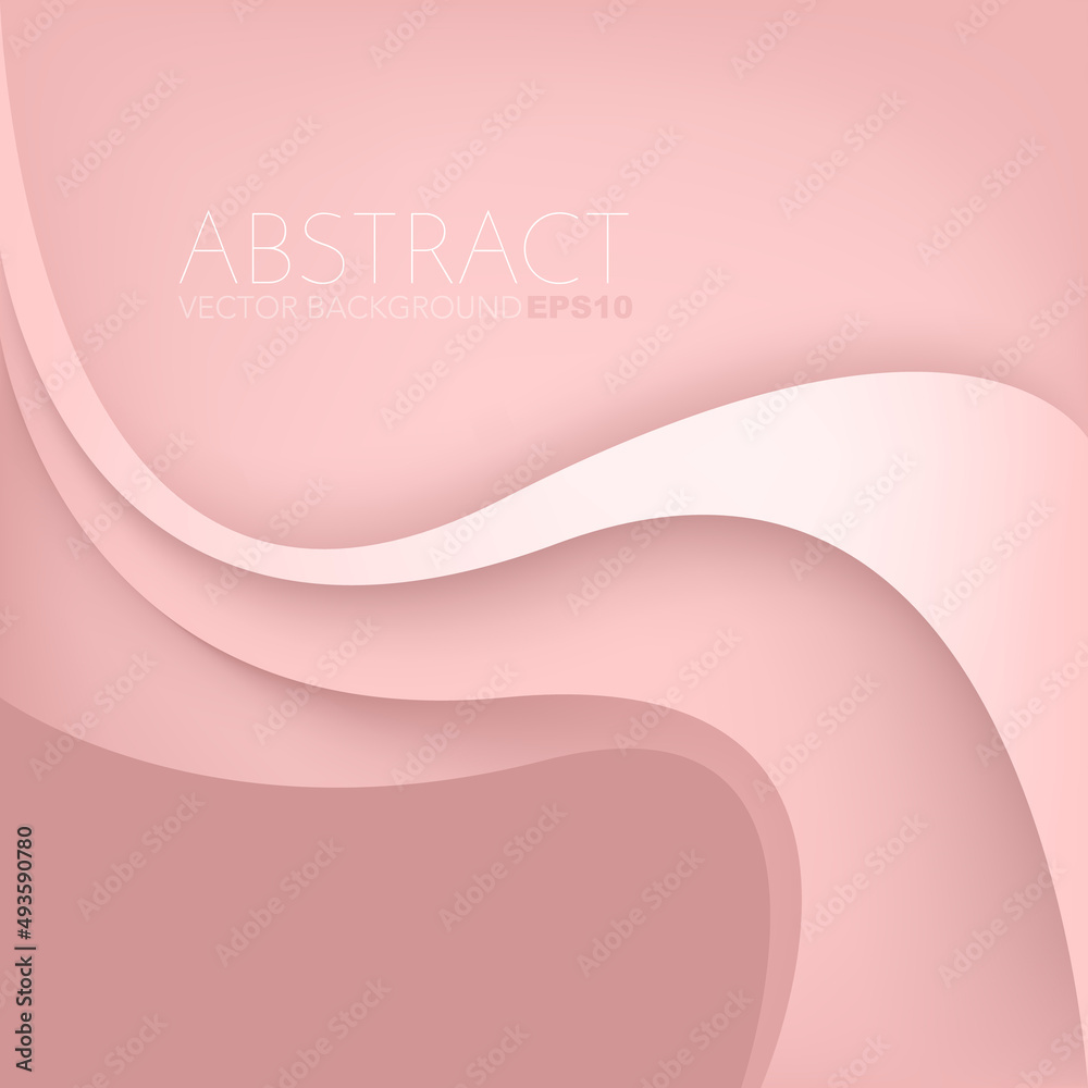 Poster graphic vector curve line overlap background for text and message design