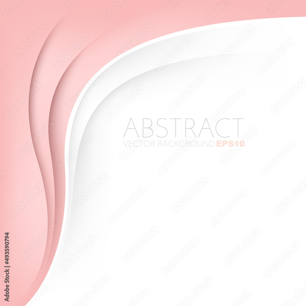 Poster graphic vector curve line overlap background for text and message design